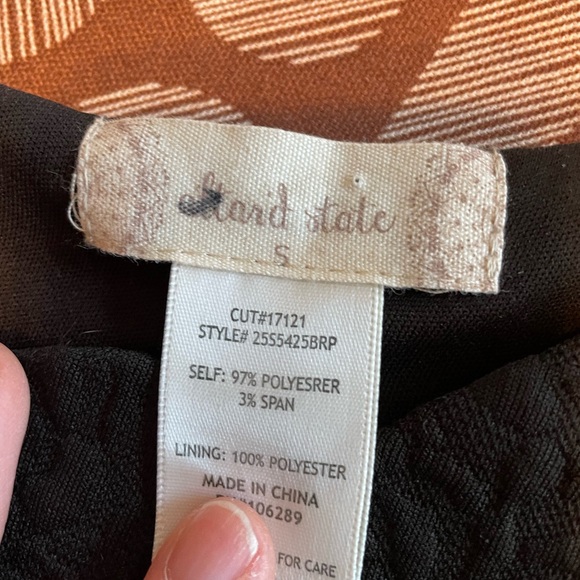 ALTAR’D STATE Black Textured Fit & Flare Dress - Picture 2 of 2